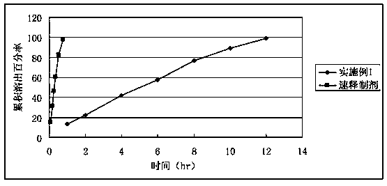 A kind of flutamide sustained-release preparation and preparation method thereof