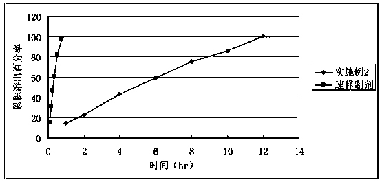 A kind of flutamide sustained-release preparation and preparation method thereof