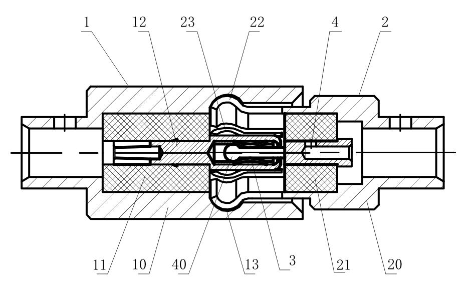 Radio frequency coaxial connector