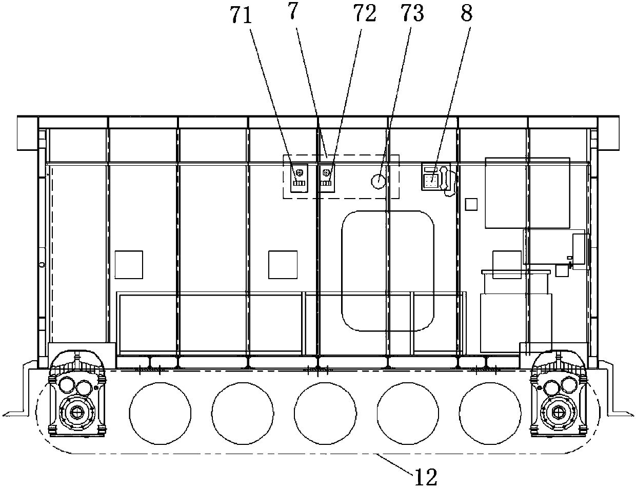 A self-propelled tunnel construction lifesaving system