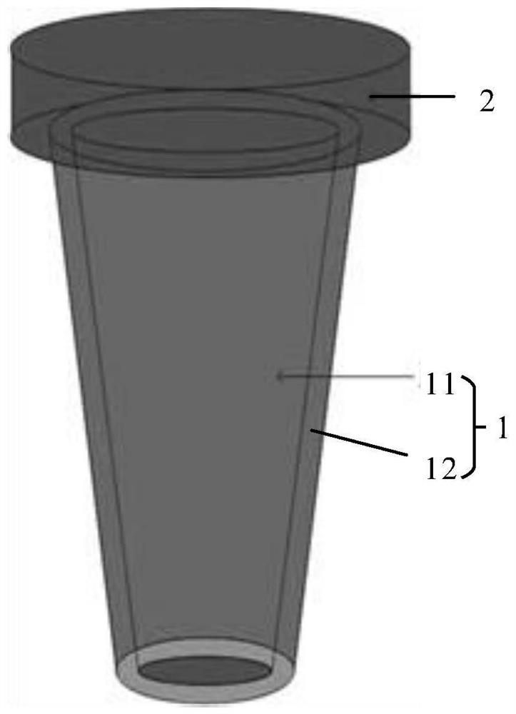 Parameter extraction method of elliptical frustum-shaped TSV based on temperature effect