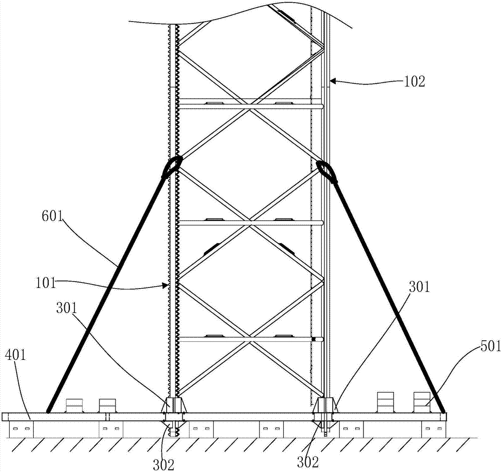 Leg displacement method