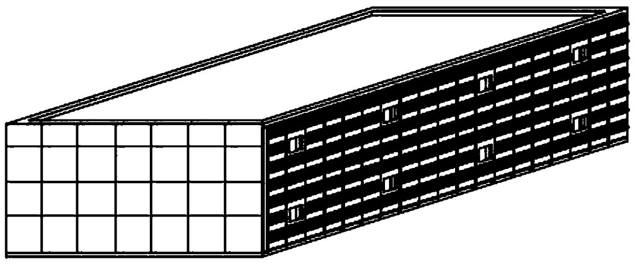 Solar cell panel installation structure for building