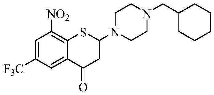 Salt of benzothiopyrone compound and preparation method and use thereof