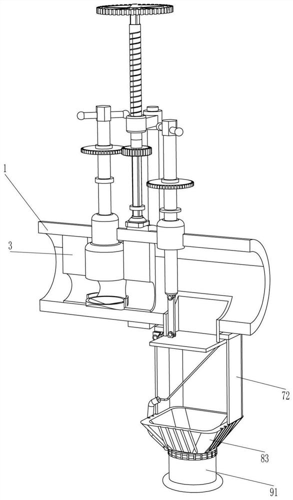 Automatic cut-off pipe control valve for sewage discharging