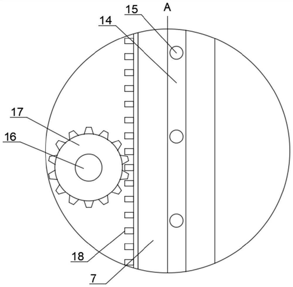 Sewer line bottom sludge treatment device for municipal engineering