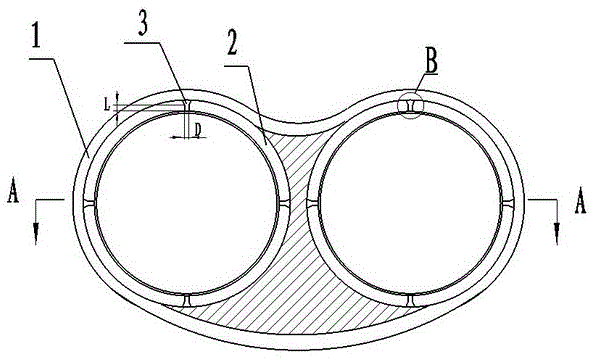 Y-shaped wear-resistant glasses plate and manufacturing method