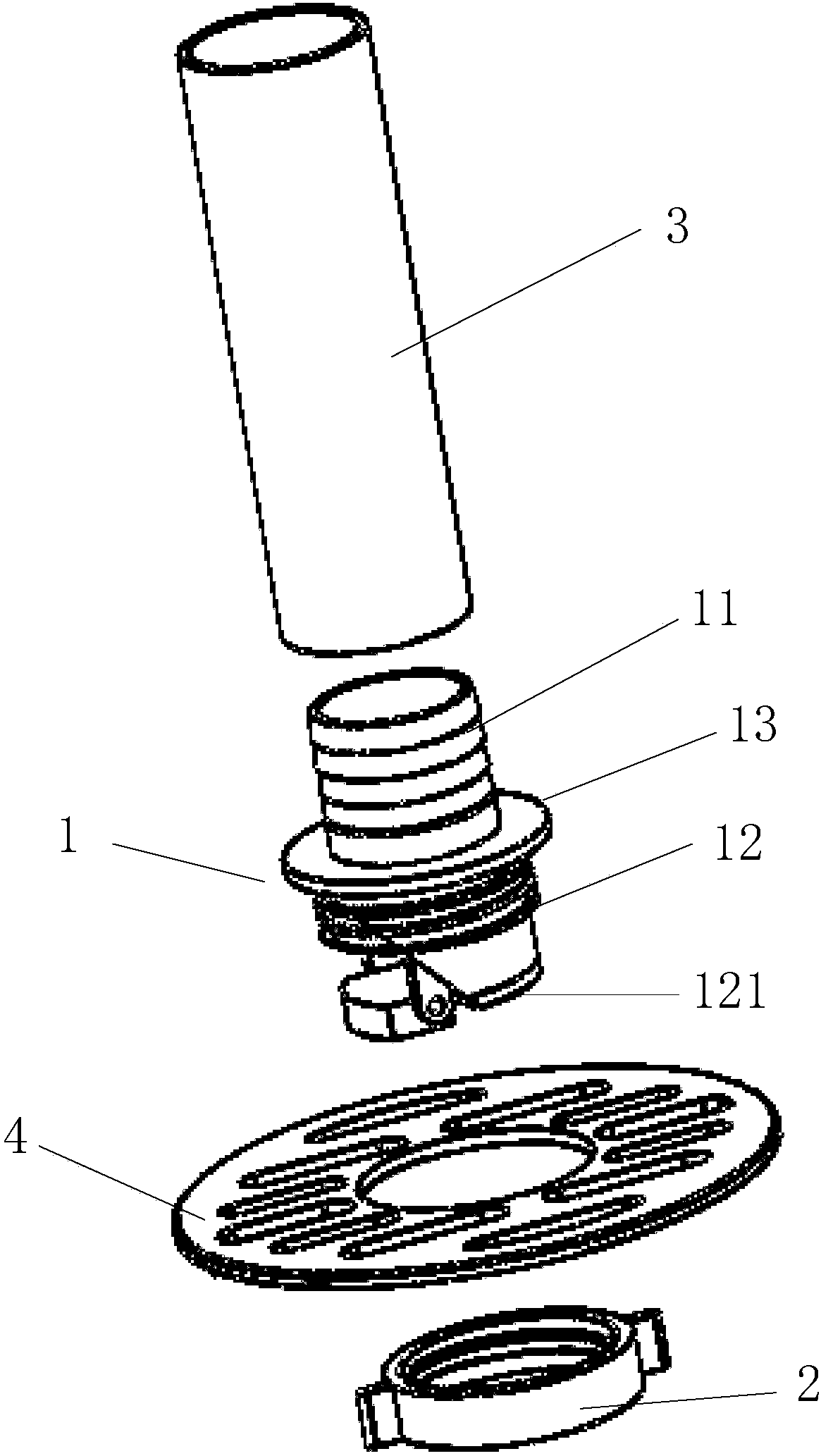 Connecting assembly and washing machine comprising same