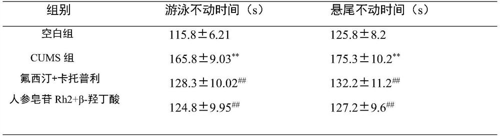 Medicine for preventing or treating hypertension accompanied by depression and application thereof