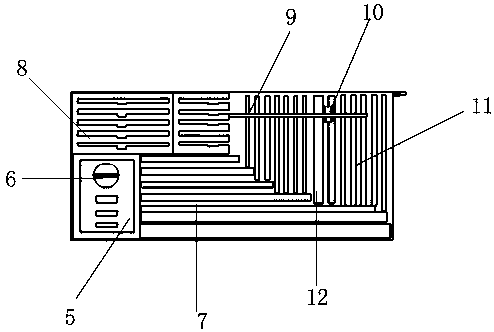 Air conditioner static pressure device and use method thereof