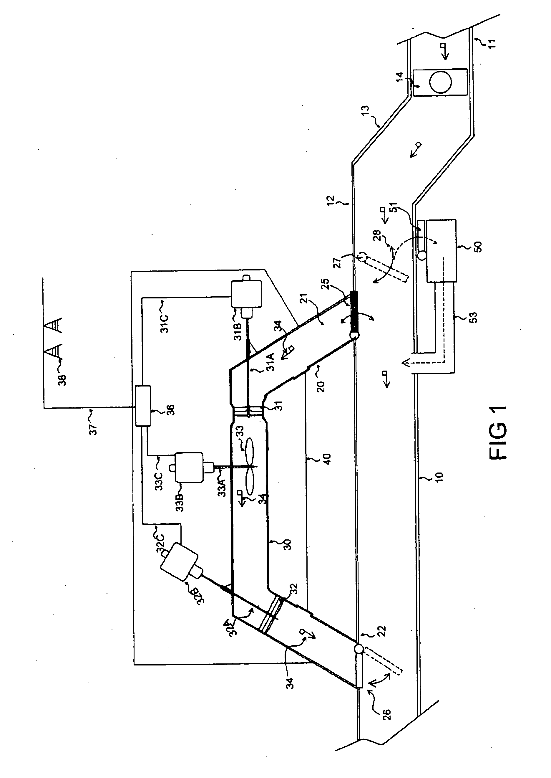 Waste water electrical power generating system