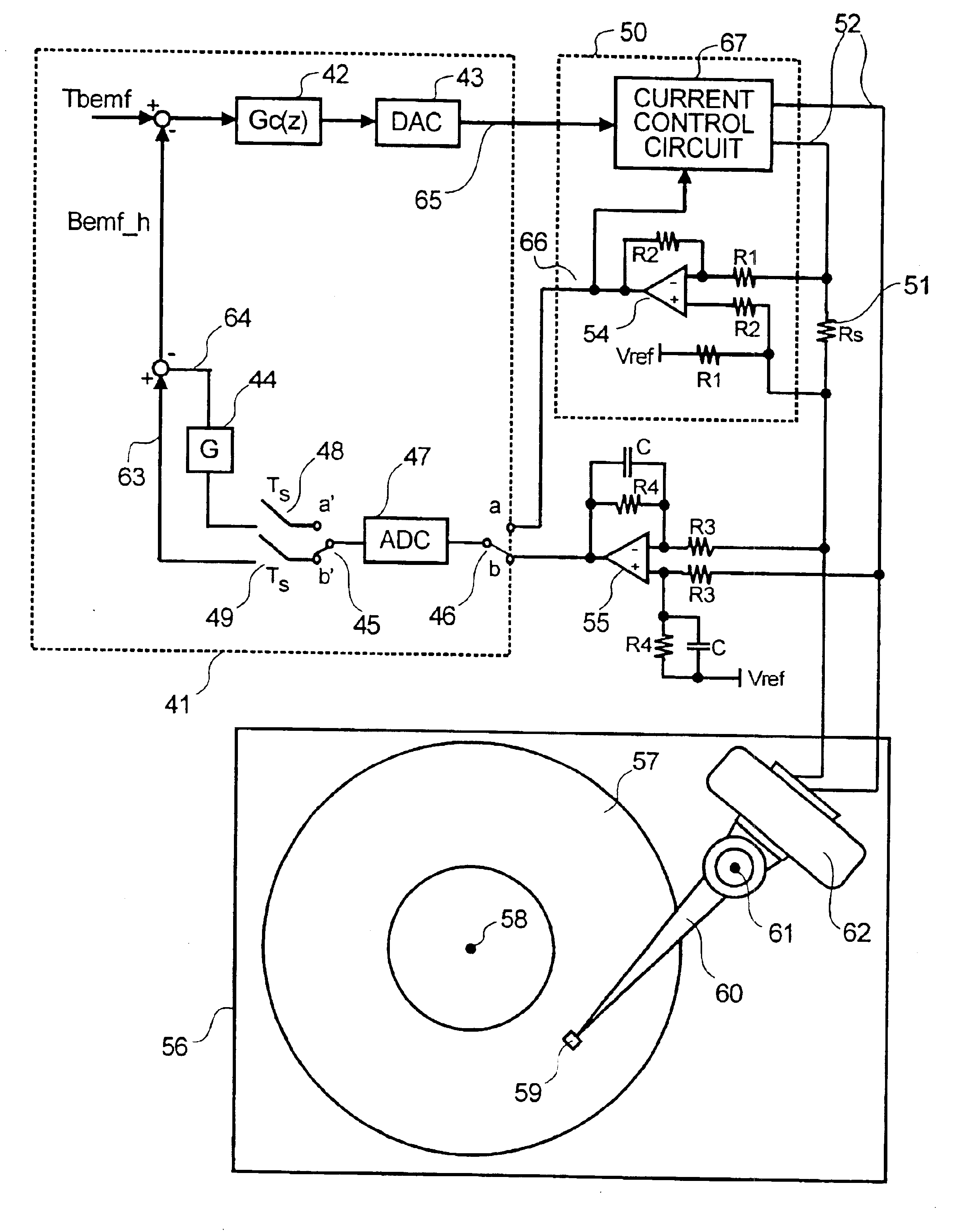 Magnetic disk drive and voice coil motor drive circuit