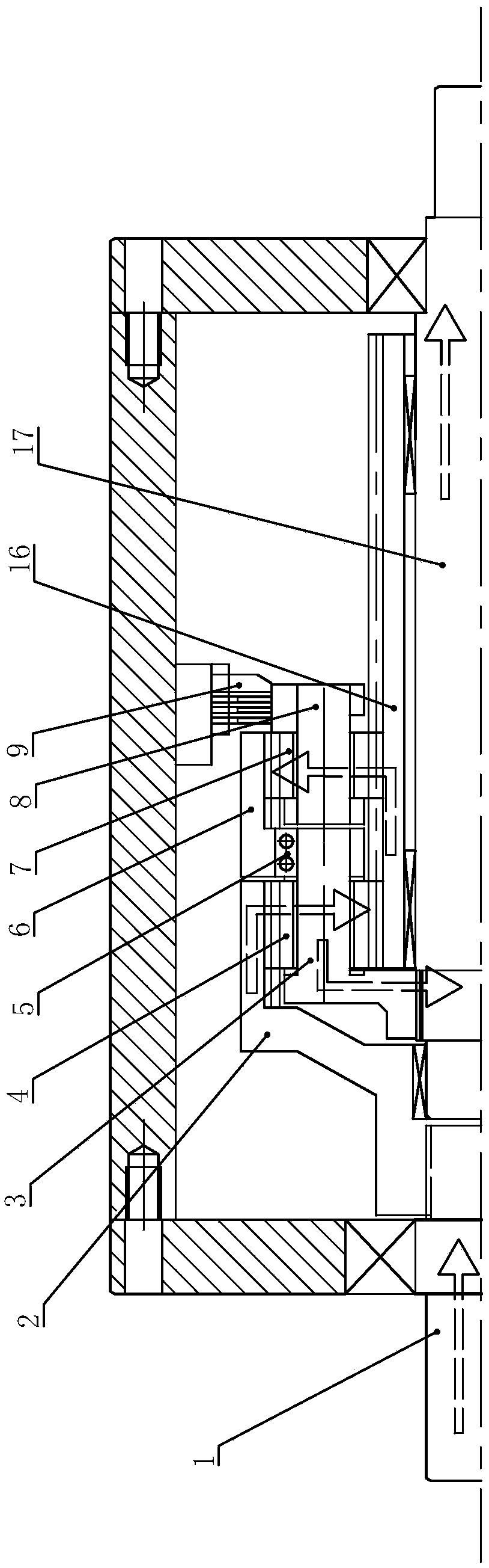 Automatic speed changing device