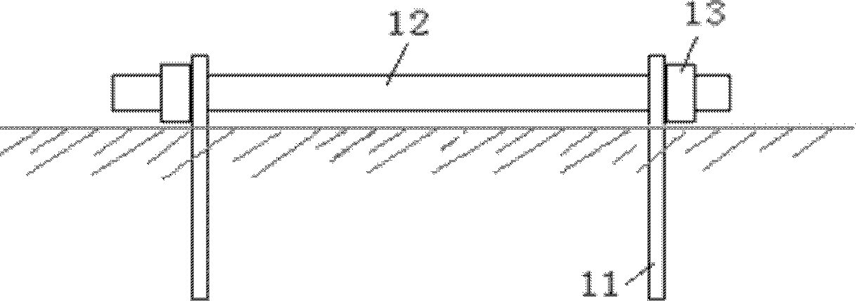 Method for observing and calculating depth of newly-generated swelling shrinking deformation of excavation expansive soil slope surface