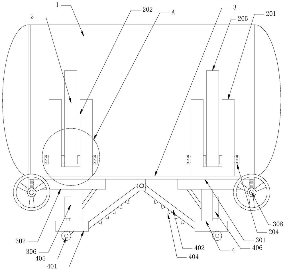 Water supply equipment with placement position convenient to adjust