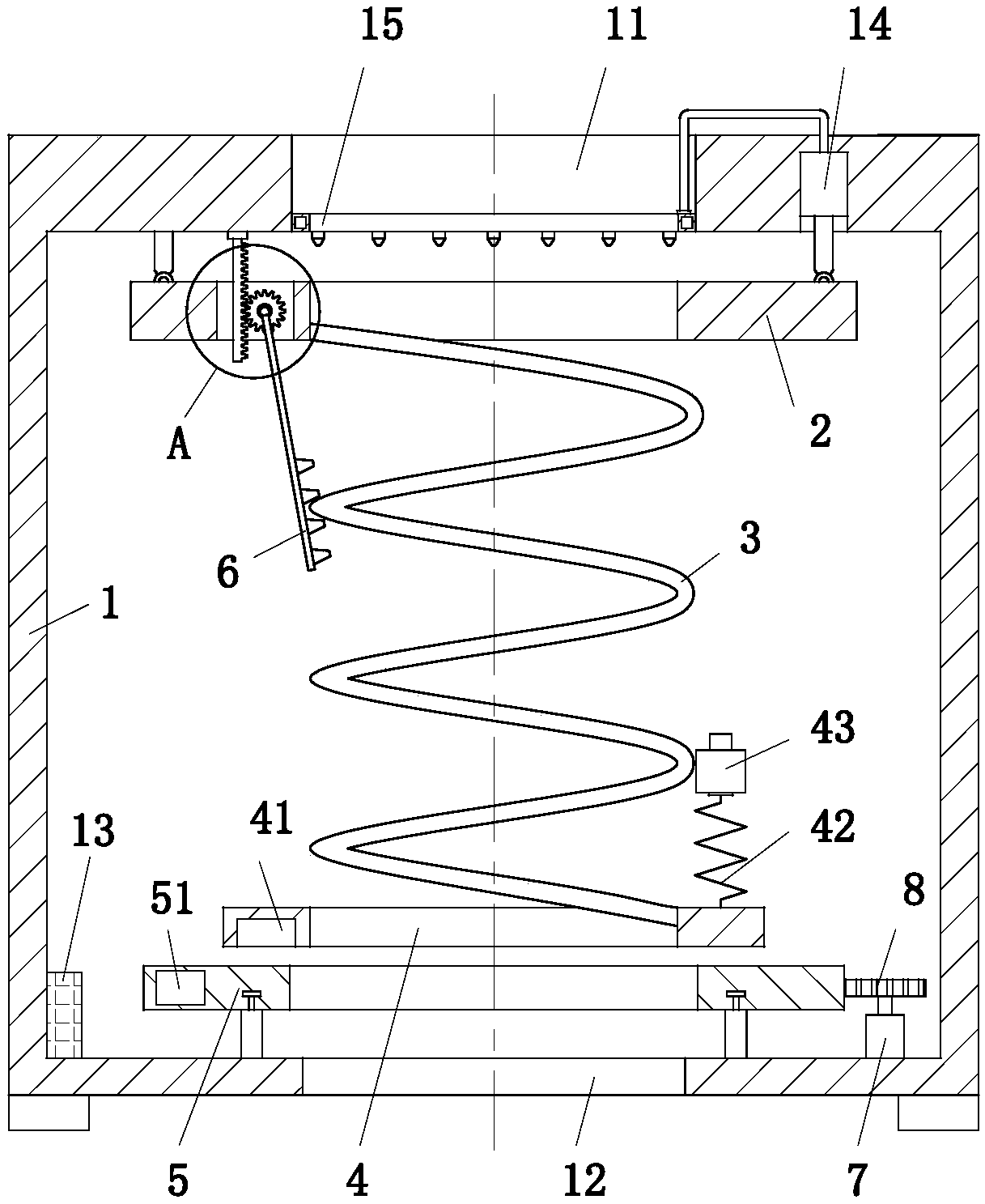 Wire material surface cleaning device
