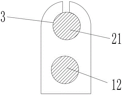 A heating plate structure
