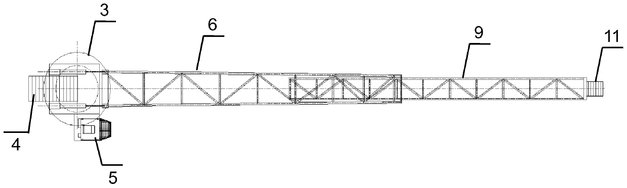 Telescopic trestle system and control method thereof
