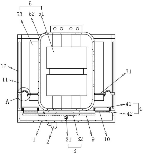 A cooling device for a power transformer