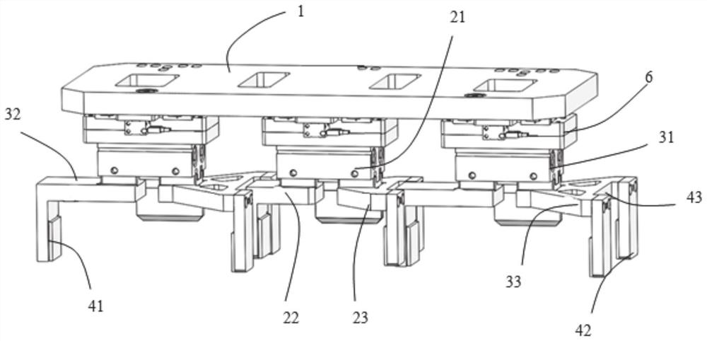 Electric energy meter taking and putting device, manipulator and verification assembly line