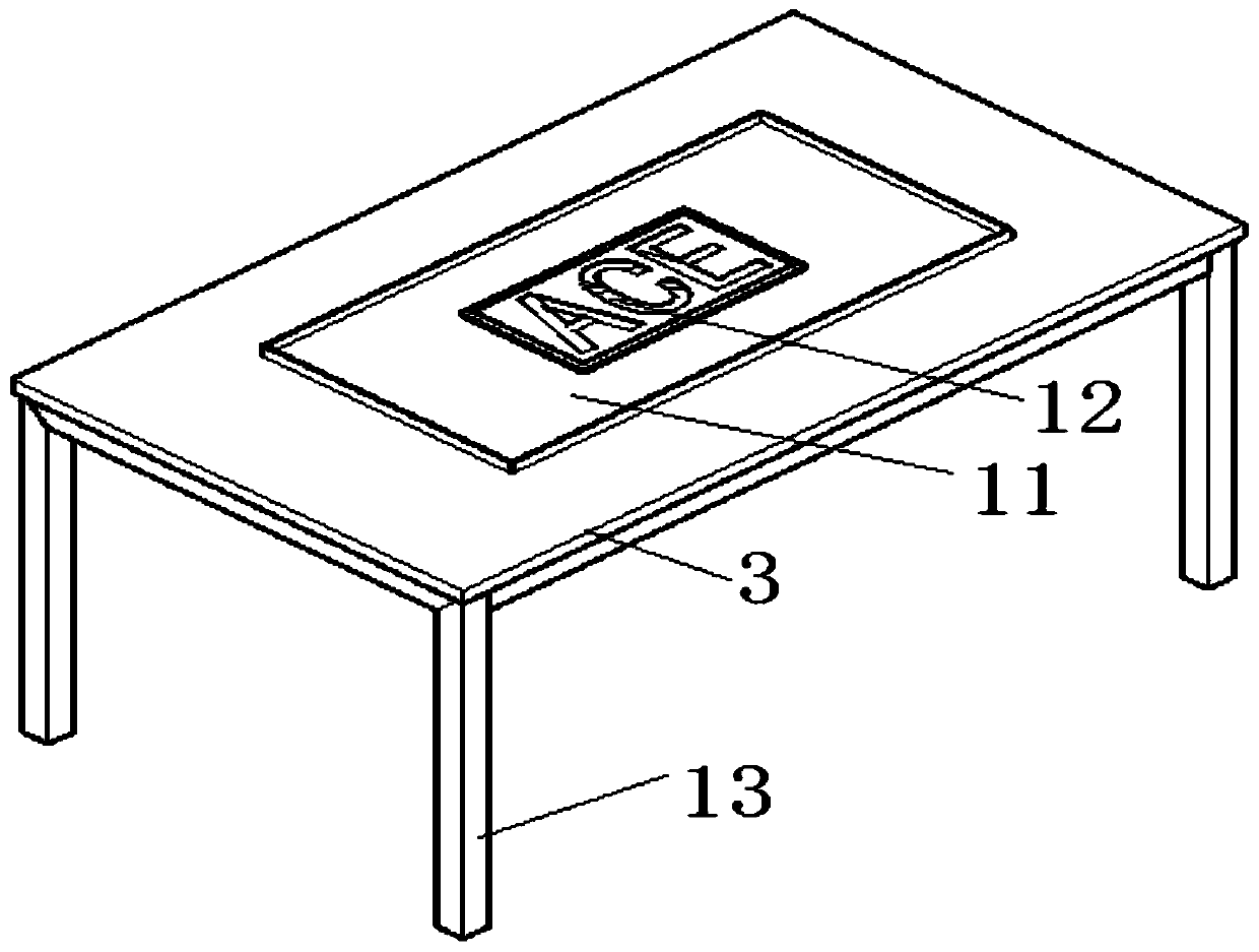 Light-transmitting structure and manufacturing method of sign stand