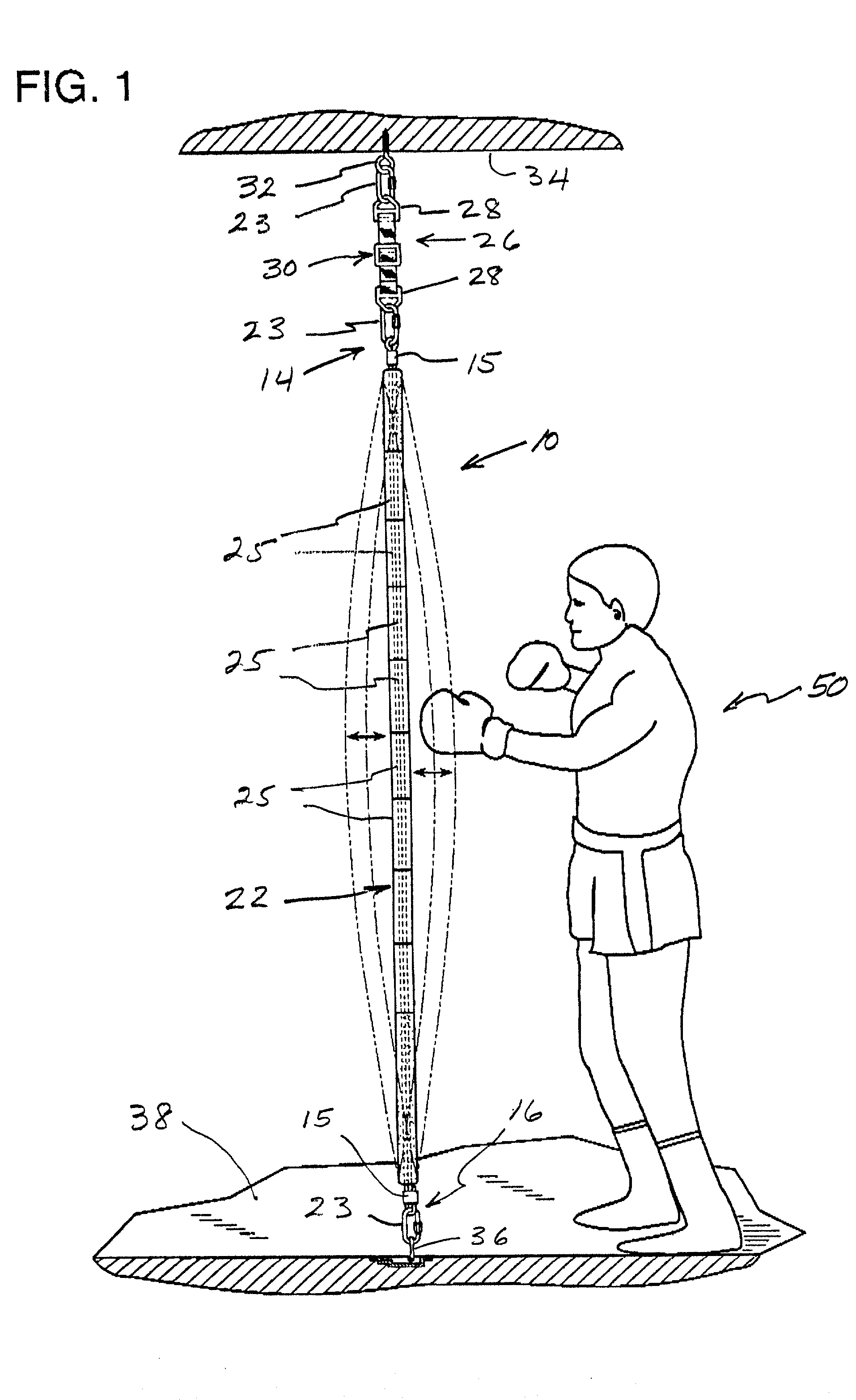 Boxing and martial arts training device