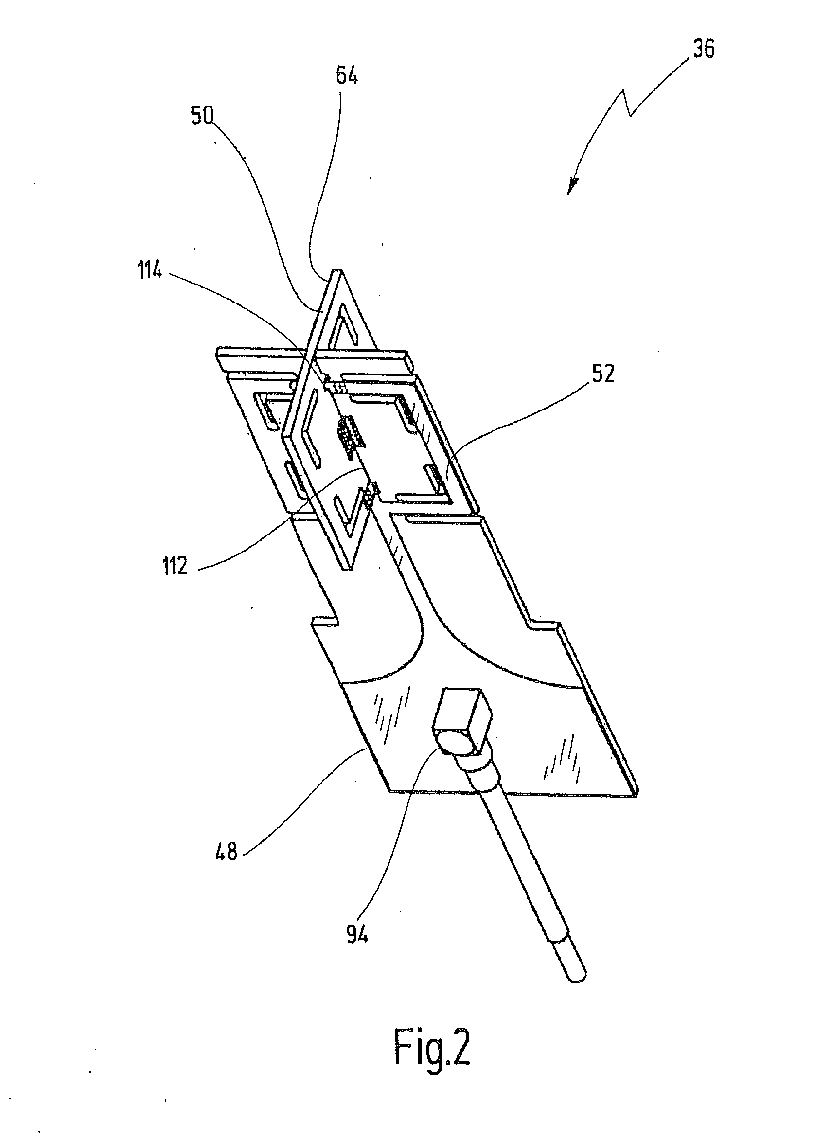 Microwave antenna for wireless networking of devices in automation technology