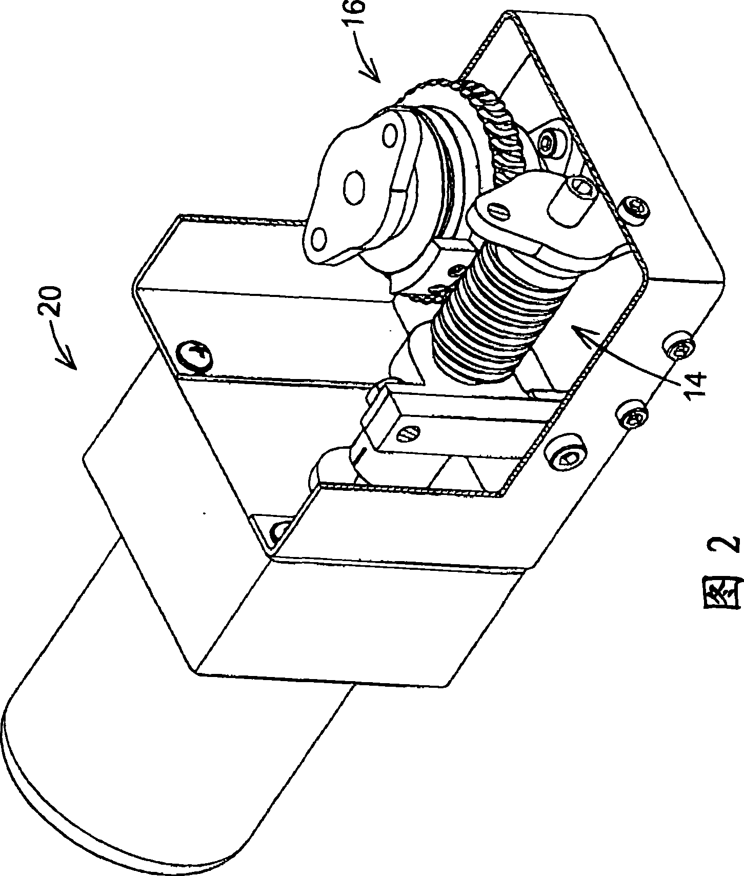 Drive apparatus for electronic type parking system