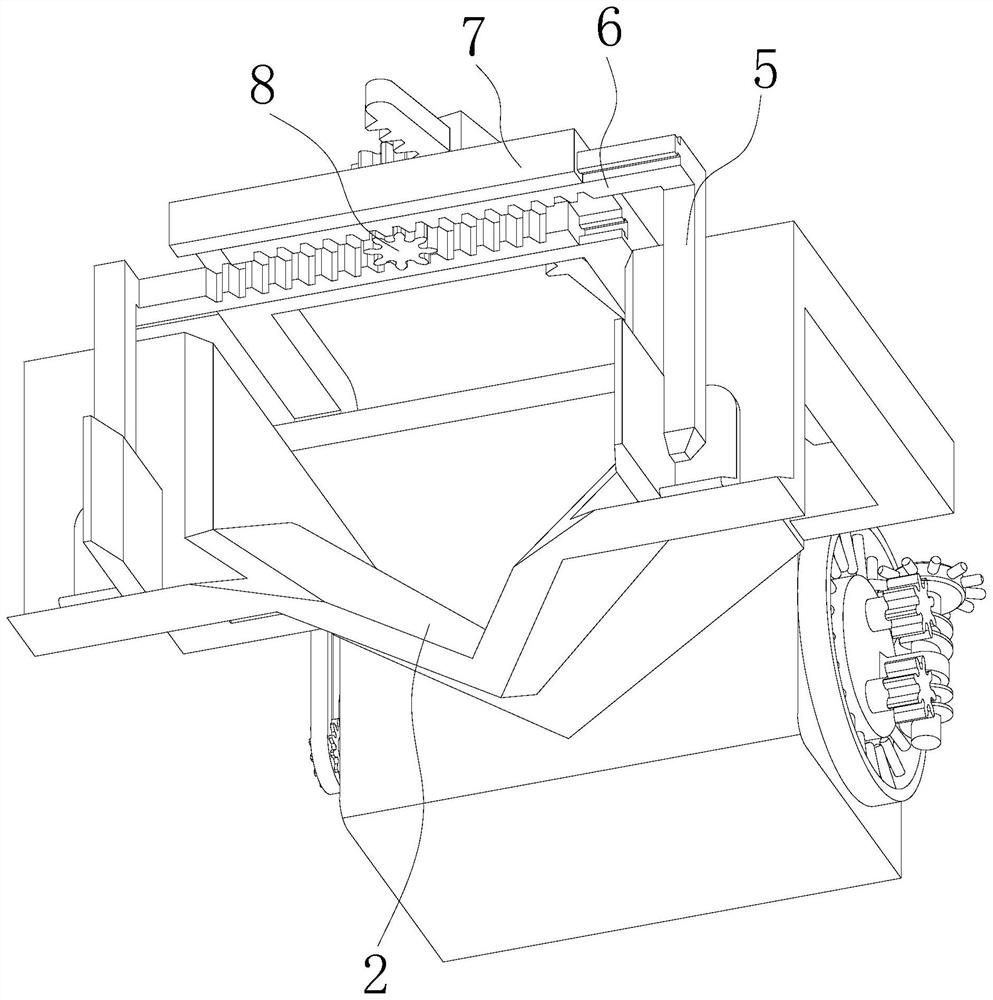 Material sufficient mixing device for bio-organic fertilizer