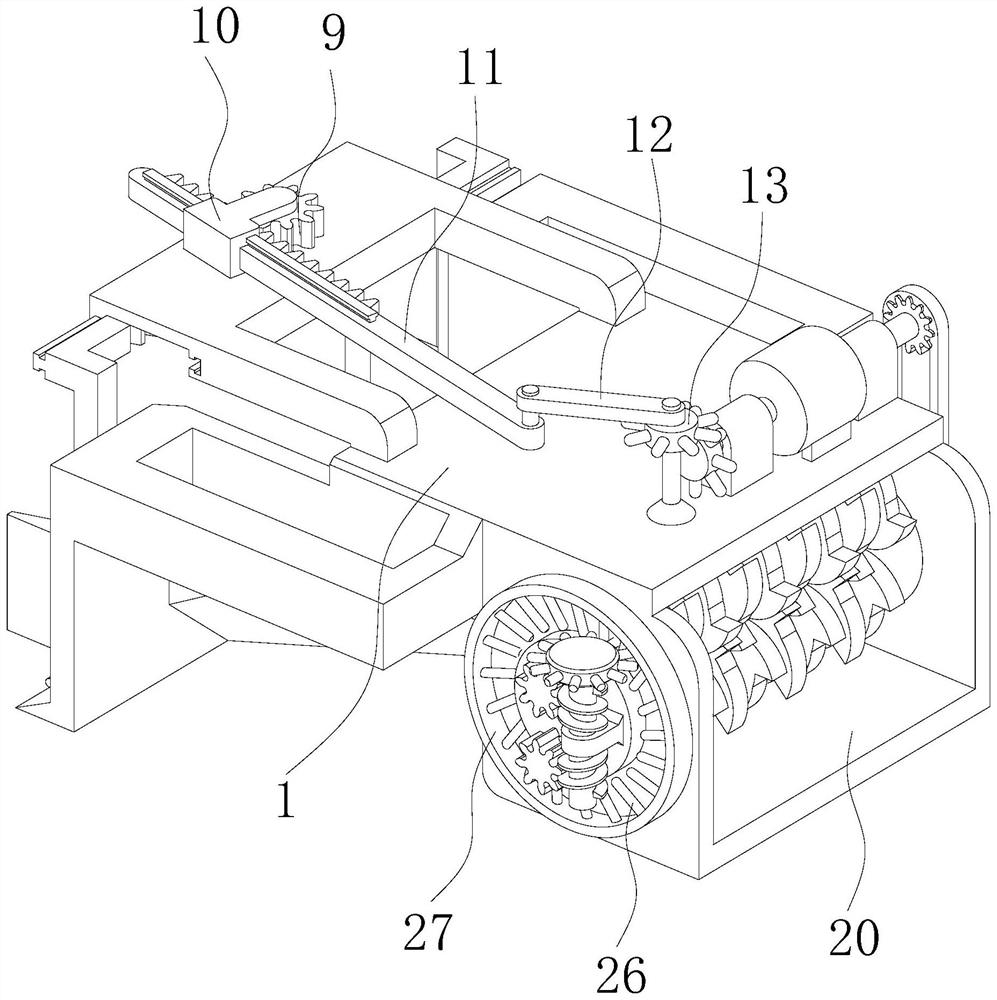 Material sufficient mixing device for bio-organic fertilizer