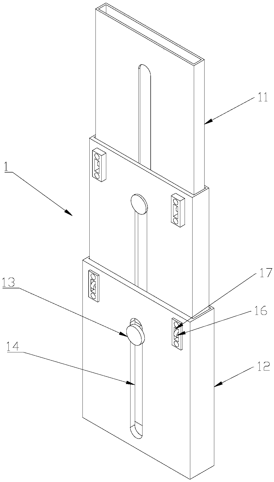 Material guiding device used for welding rod production