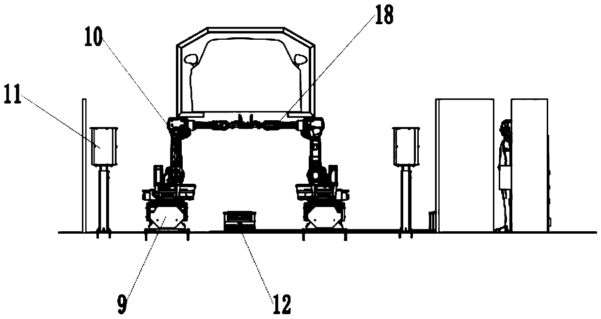 Vehicle-mounted blocking piece installation system for vehicle