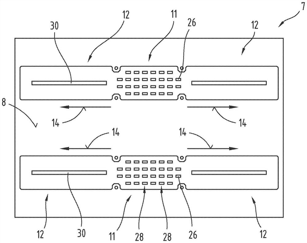 Air heat exchanger and method for producing same and electronic structure equipped therewith