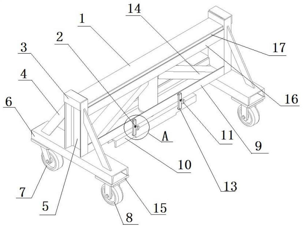 A workpiece transfer vehicle