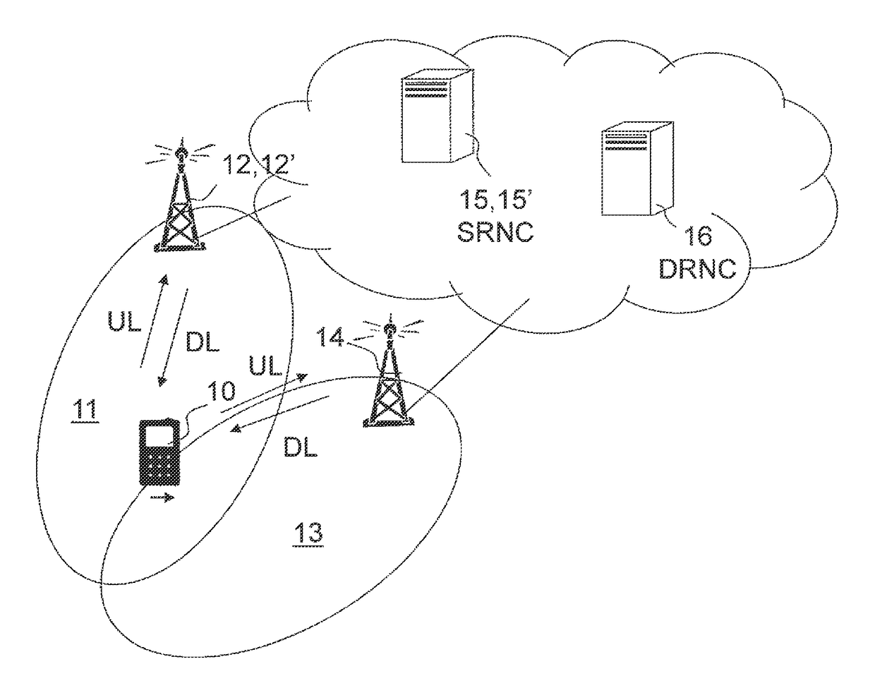 Radio base station; radio network controller and methods therein