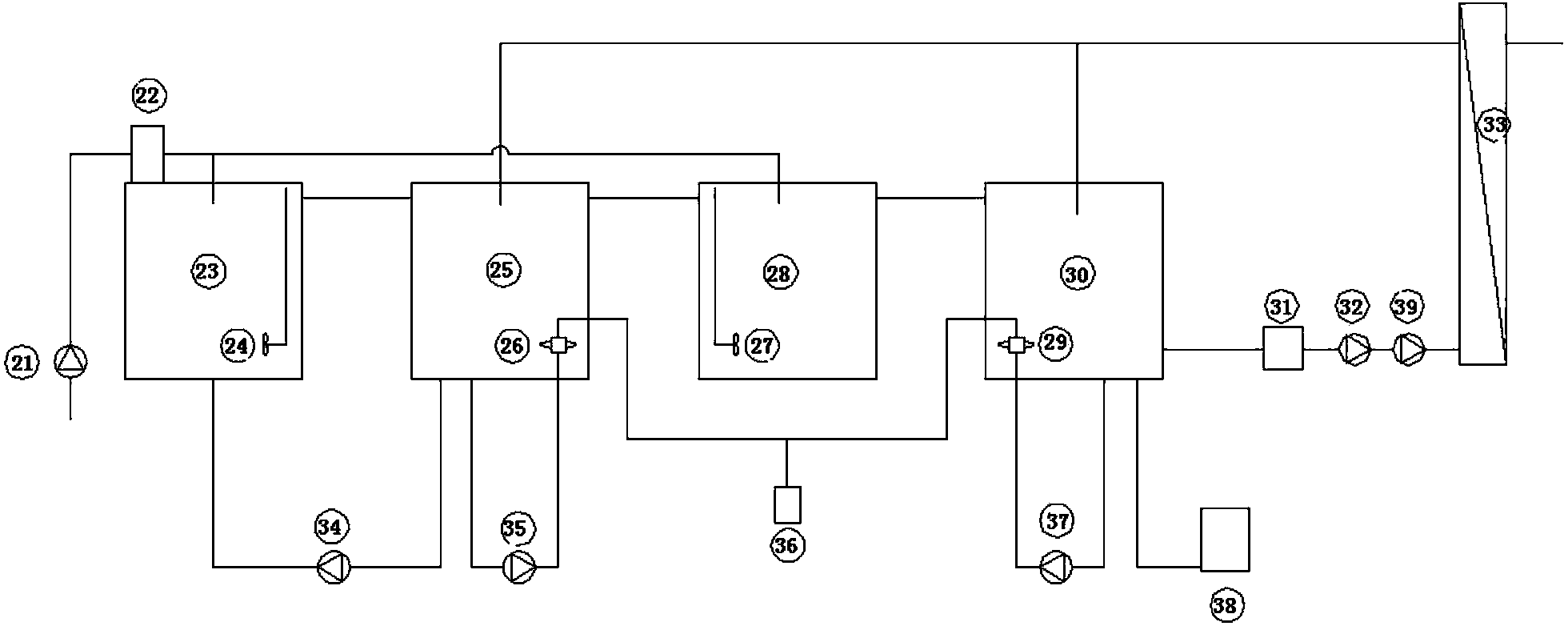 Landfill leachate treatment equipment and landfill leachate treatment method