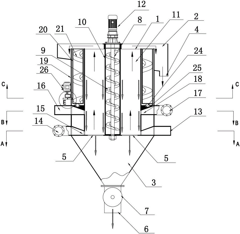 Permanent magnetic separation column suitable for strongly or weakly magnetic minerals