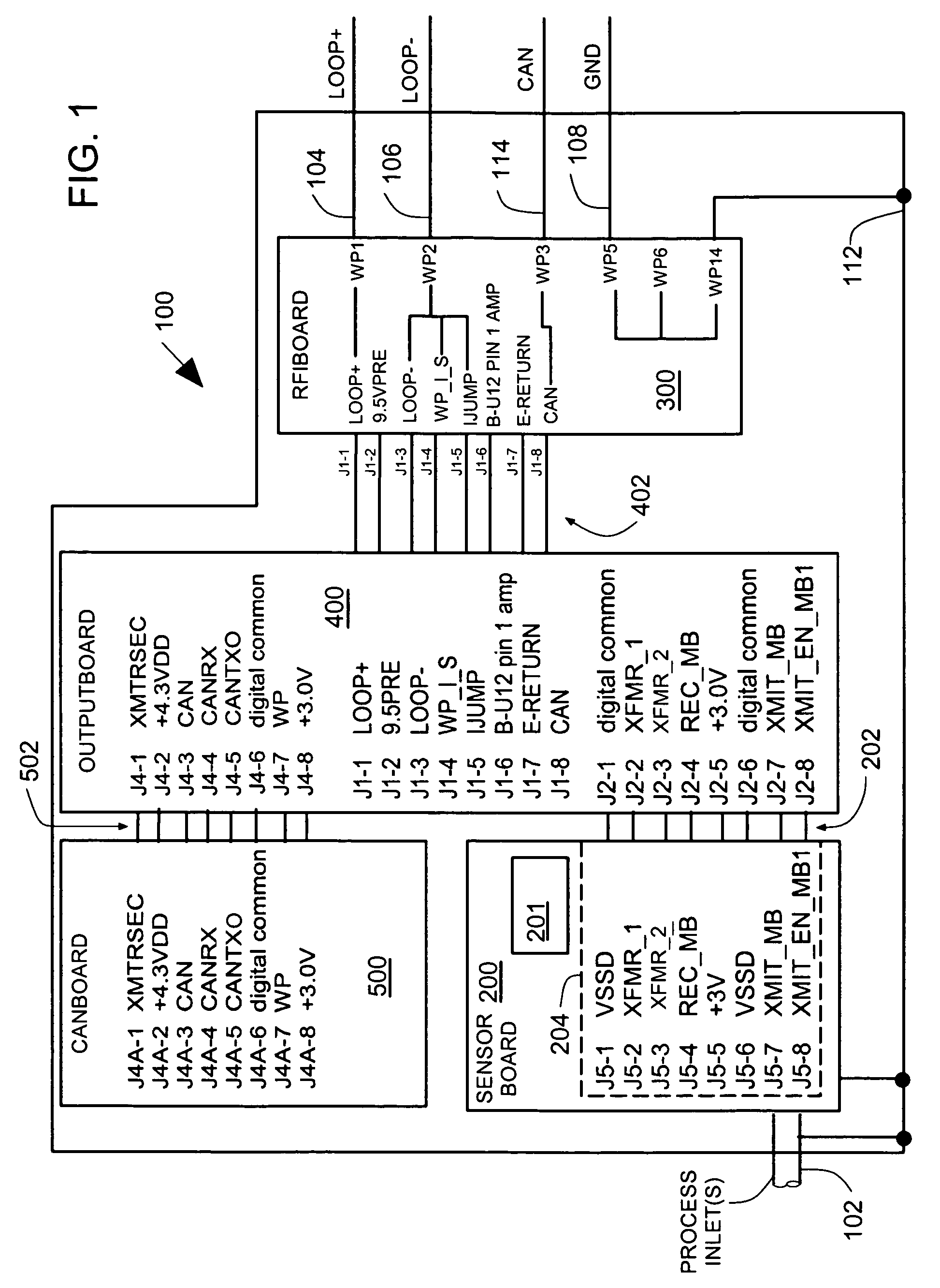 Two wire transmitter with isolated can output