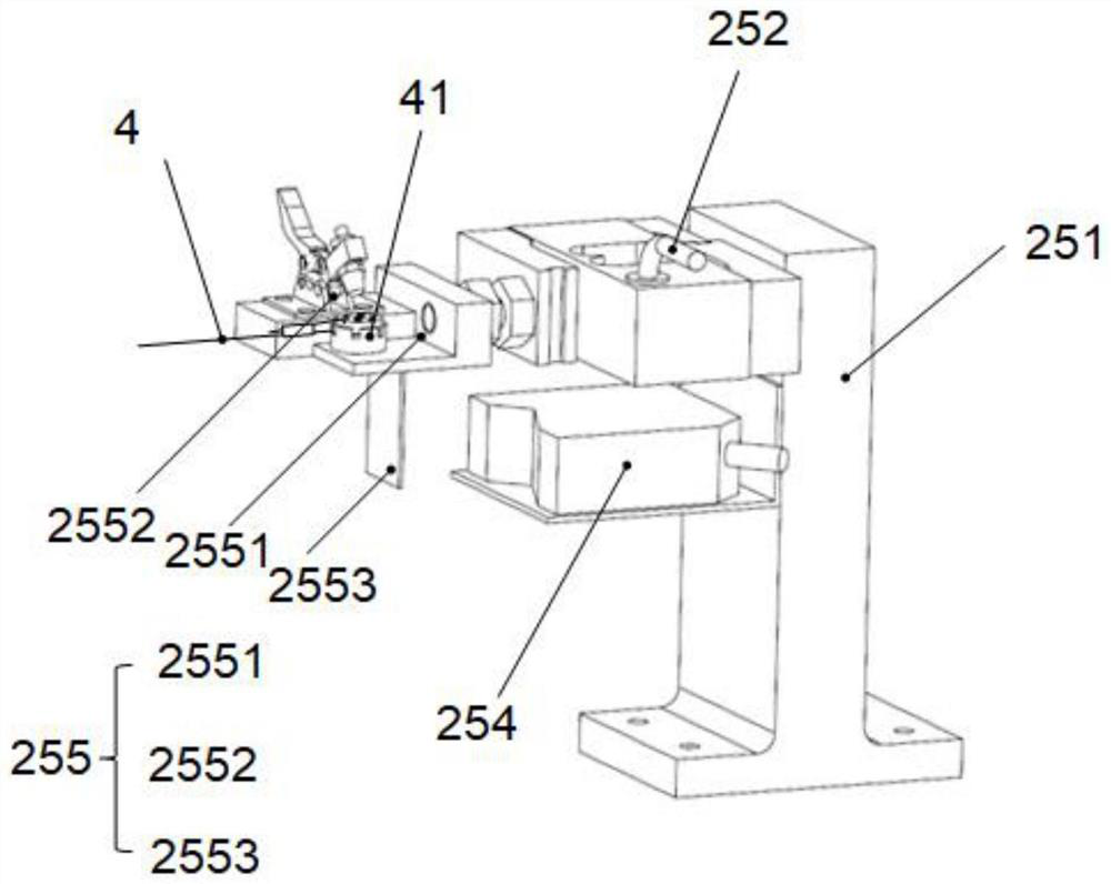 Tension-displacement measurement and control and crimping equipment for flexible ropes