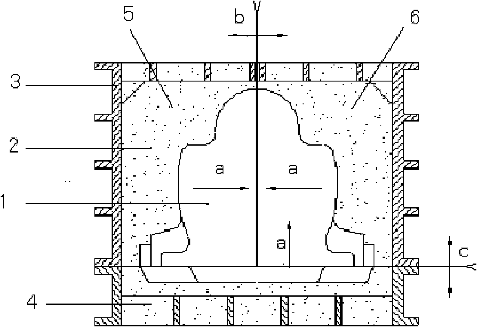 Resin sand and foam plastic pattern casting method