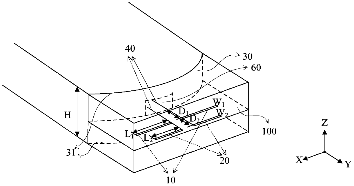 A wireless mobile terminal and antenna