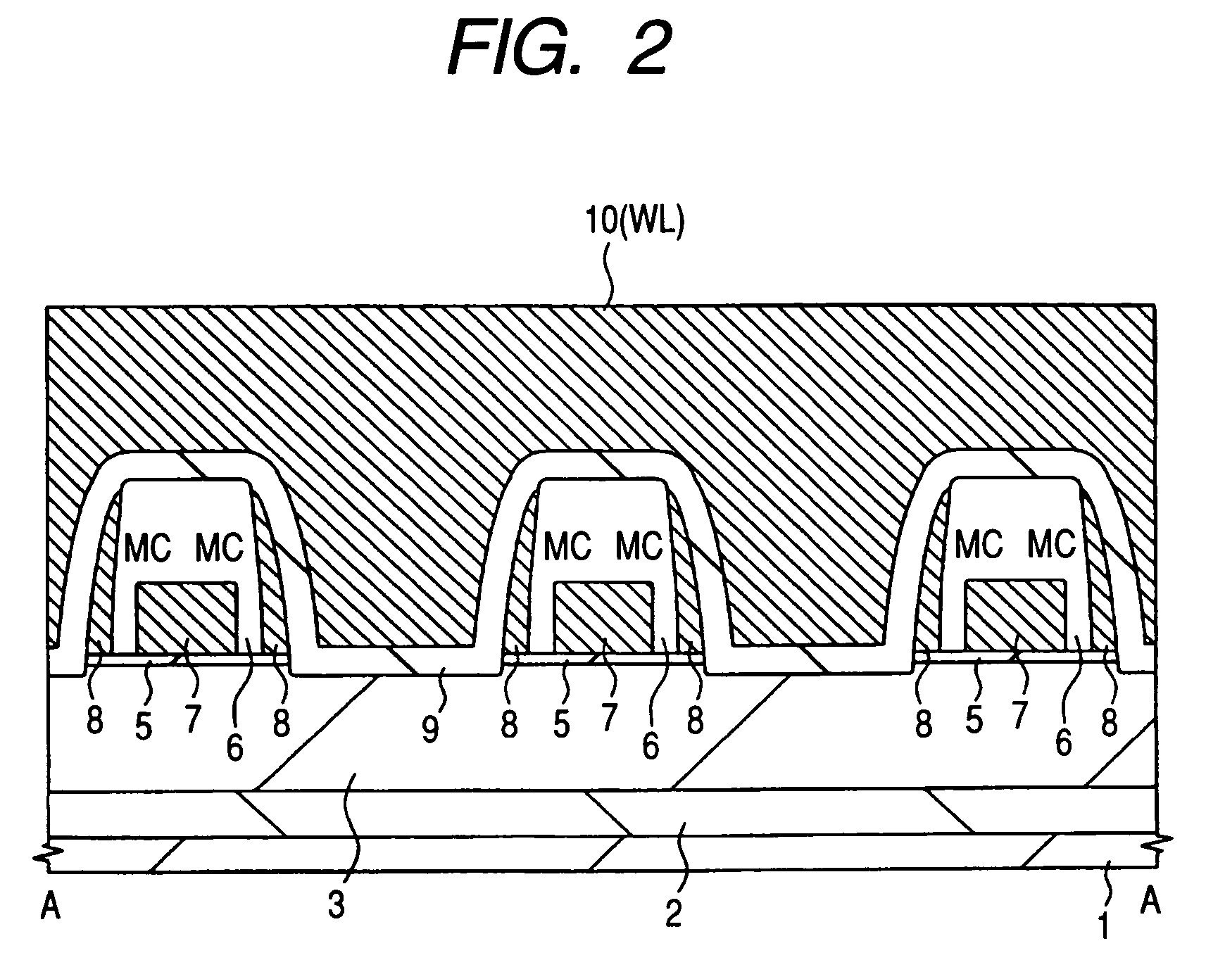 Nonvolatile semiconductor memory device and a method of the same