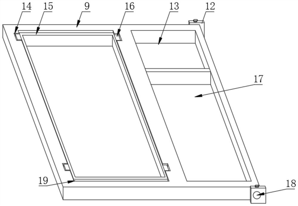 Medical dispensing operation table cabinet