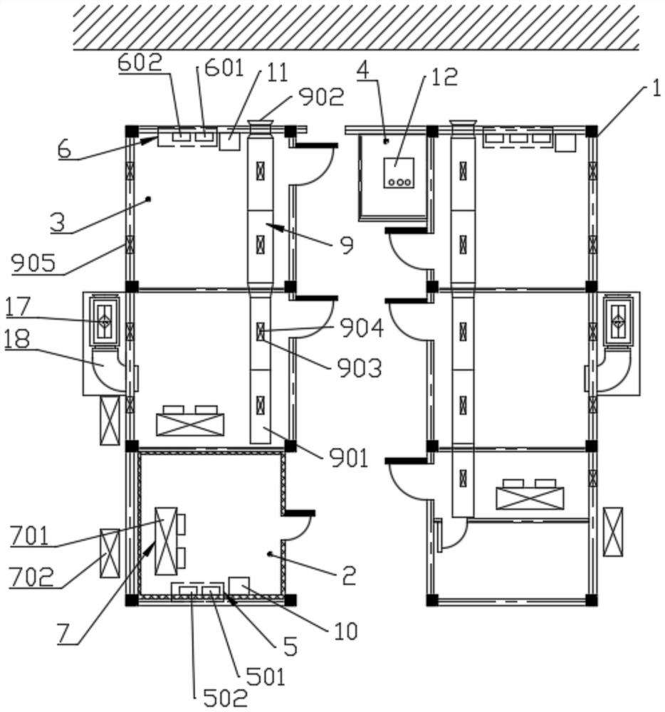 Storage method of glutinous Chinese yams and energy-saving ventilation storehouse thereof