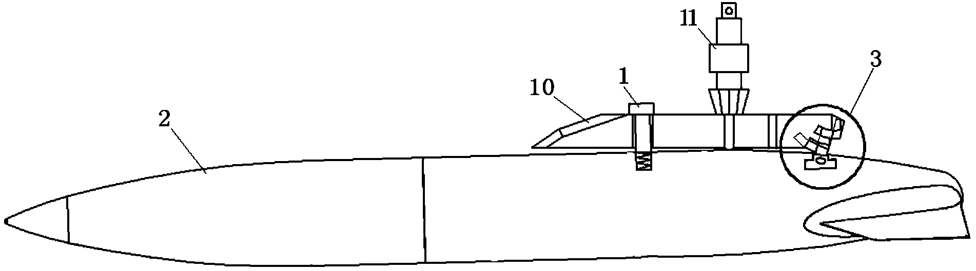Wind tunnel separation simulation experiment system and method