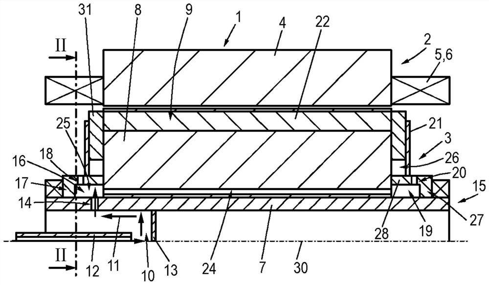 Rotor for electric machine, electric machine and motor vehicle