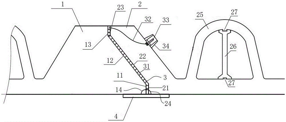 Z-shaped large-caliber plastic pipe connected through inserted electric heat fusion