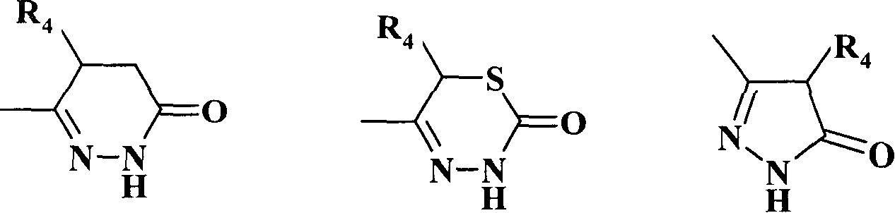 Heteronuclear compound with dicyandiamide connection and its medicinal use