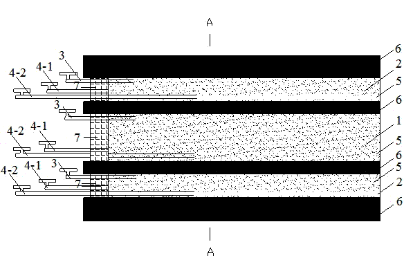 Method for forming easy-to-collapse drilled hole