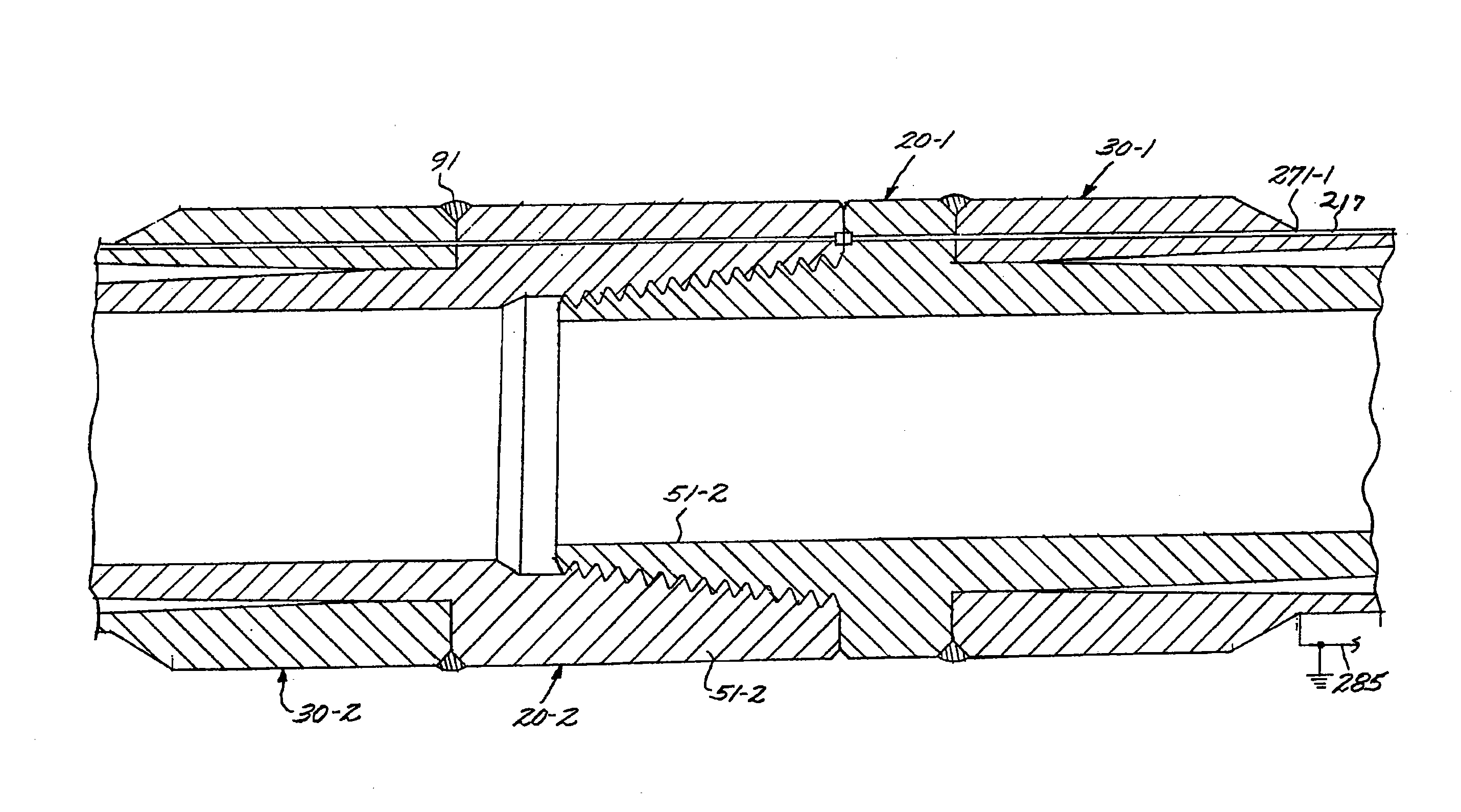 Composite drill pipe and method for forming same